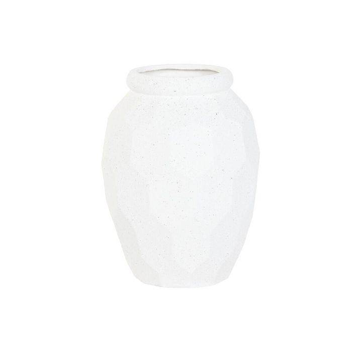 Macetero Moderno DKD Home Decor Blanco Roto 43 x 80 x 43 cm Macetero Moderno DKD Home Decor Blanco Roto 43 x 80 x 43 cm