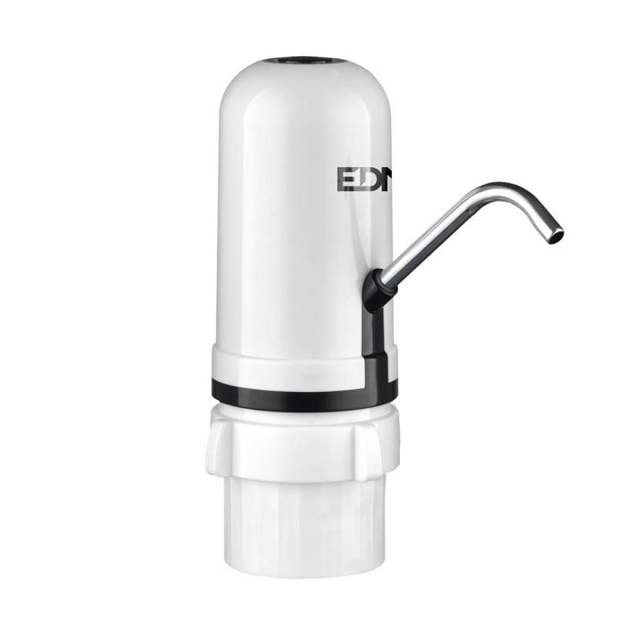 Edm Dispensador Electrónico para Garrafas de Agua 20L, con USB Recargable, Batería 1200mAh, Caudal 200ml/7s, Incluye Tubo 60cm 1 Edm Dispensador Electrónico para Garrafas de Agua 20L, con USB Recargable, Batería 1200mAh, Caudal 200ml/7s, Incluye Tubo 60cm 1