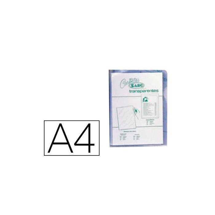 Carpeta Dossier Uñero Saro Pvc Din A4 280 Mc Transparente