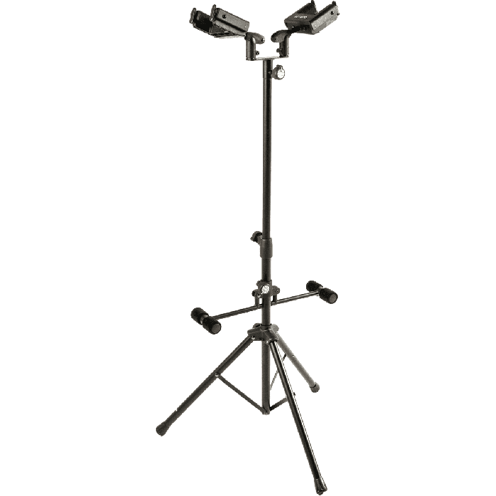 Soporte Guitarra/Bajo Dual Universal Con Autobloqueo De Seguridad 0 Soporte Guitarra/Bajo Dual Universal Con Autobloqueo De Seguridad 0