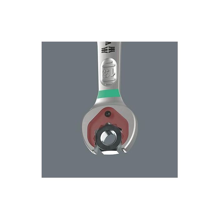 Wera 05020015001 Joker 2 Juego de llaves de carraca con boca y anillo, 8, 10, 13, 17, 19 mm, 5 piezas 6