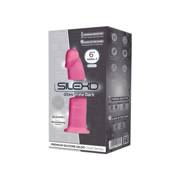 Consolador Realista Silexd Rosa 2 Consolador Realista Silexd Rosa 2