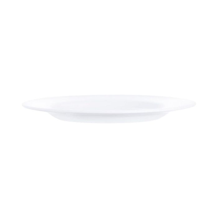 Arcoroc Set 6 Platos Postre Vidrio Templado Opal Intensity Blanco 20,5 cm. Extra Resistente, Apto Lavavajillas y Microondas, Fabricado en Francia 1