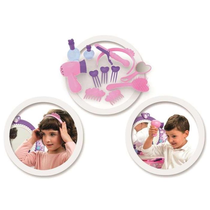 Chicos Tocador de Juguete Topstar con Taburete, Luces y 12 accesorios. Medidas 51x56x85 cm. Ideal para 3 a 5 años 11