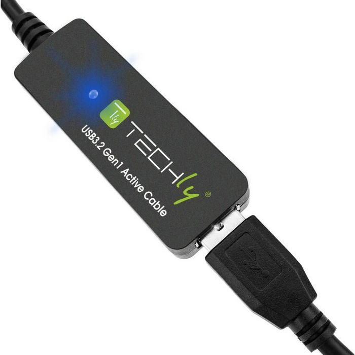 Techly Active Extension Cable USB3.2 SuperSpeed+ Signal Extender 10m Black 6 Techly Active Extension Cable USB3.2 SuperSpeed+ Signal Extender 10m Black 6