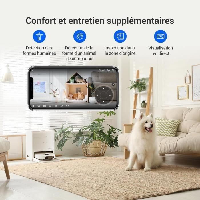 Aspiradora robot EZVIZ RS2 con base - Lavado, secado, limpieza y recarga automáticos - 4000 Pa 5 Aspiradora robot EZVIZ RS2 con base - Lavado, secado, limpieza y recarga automáticos - 4000 Pa 5