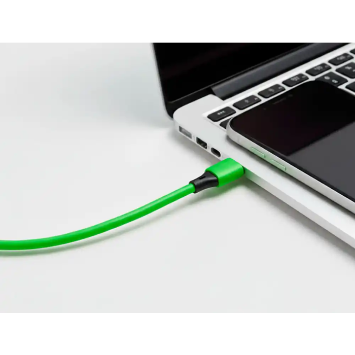 Q-connect Cable USB-C a USB-C PVC 1m Verde 3
