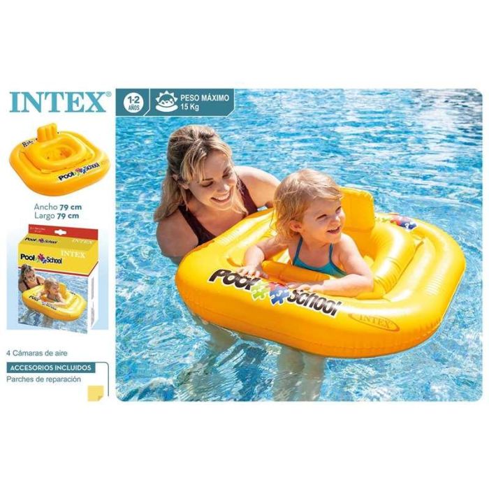 Flotador bebe cuadrado 79x79 cm (1/2 años) - modelos surtidos 4 Flotador bebe cuadrado 79x79 cm (1/2 años) - modelos surtidos 4