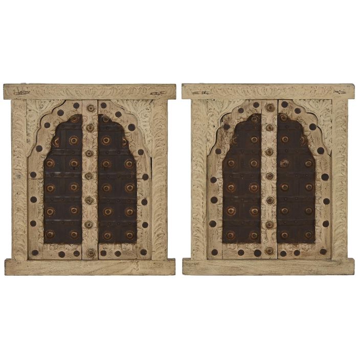Decoracion Pared Item Home DKD Home Decor Natural Beige 5 x 51 x 45 cm Decoracion Pared Item Home DKD Home Decor Natural Beige 5 x 51 x 45 cm