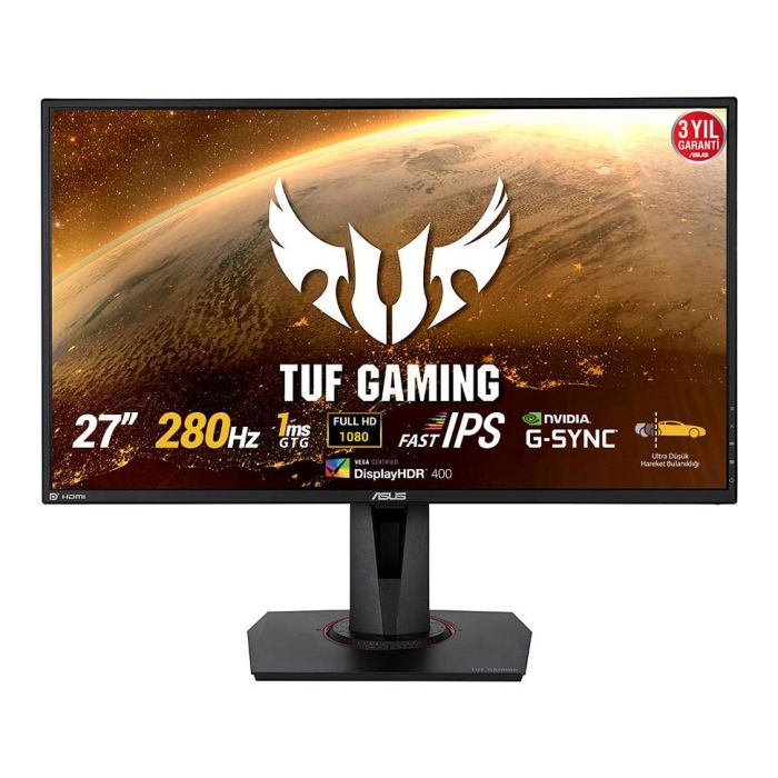 ASUS TUF Gaming VG279QM Monitor Gaming 27" Full HD 1920 x 1080, 280Hz, IPS, 1ms, NVIDIA G-SYNC ASUS TUF Gaming VG279QM Monitor Gaming 27" Full HD 1920 x 1080, 280Hz, IPS, 1ms, NVIDIA G-SYNC