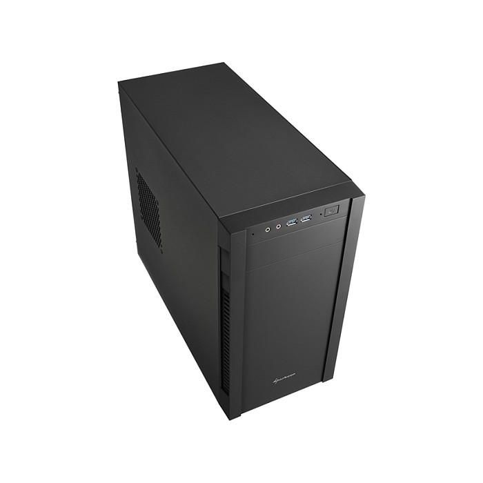 SHARKOON S1000 Caja de PC Compacta Torre Negro