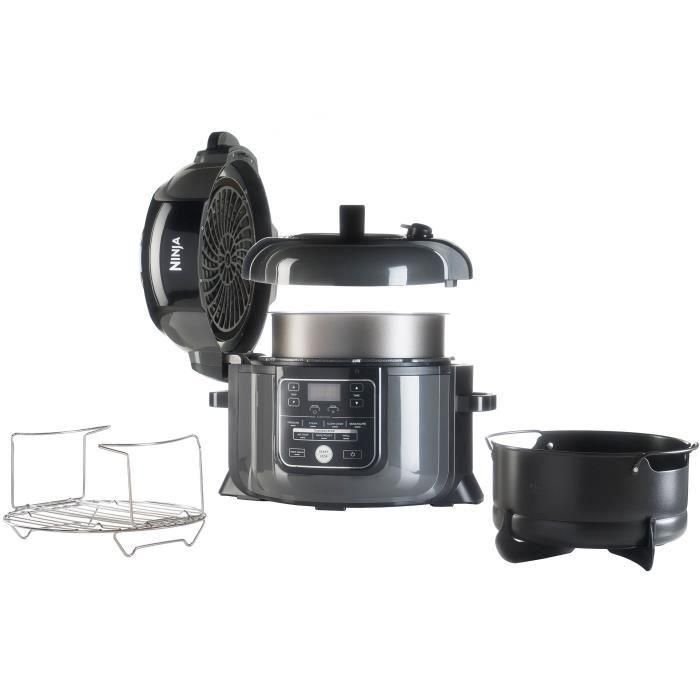 Olla Eléctrica Multifunción Ninja Foodi Mini 6L - 7 en 1: Presión, Freidora de Aire, Cocción Lenta, Vapor, Parrilla, Hornea/Asa, Sella/Saltea 3 Olla Eléctrica Multifunción Ninja Foodi Mini 6L - 7 en 1: Presión, Freidora de Aire, Cocción Lenta, Vapor, Parrilla, Hornea/Asa, Sella/Saltea 3