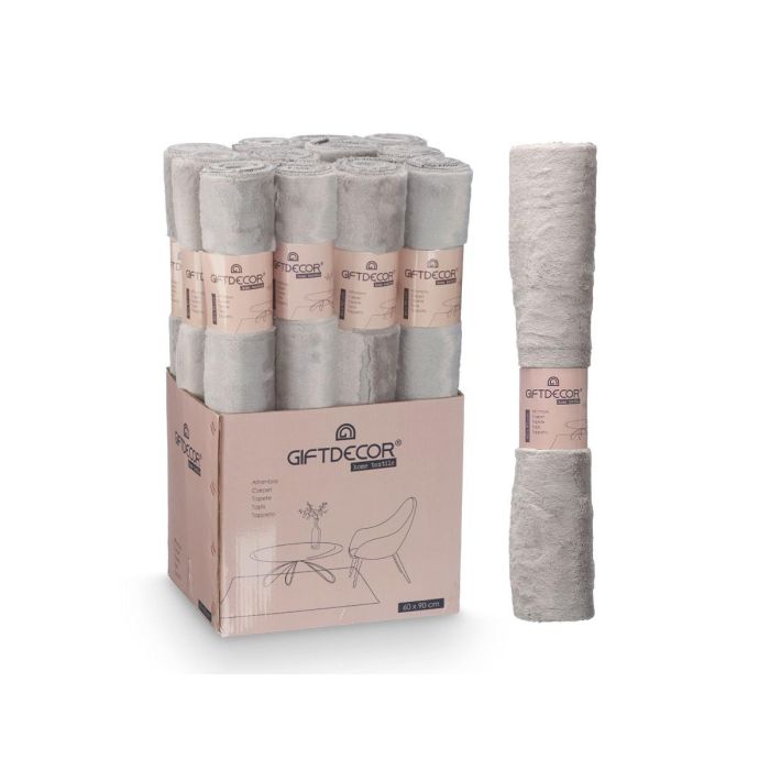Alfombra Soft Gris Claro 60X90Cm Giftdecor (12 Unidades) 2 Alfombra Soft Gris Claro 60X90Cm Giftdecor (12 Unidades) 2