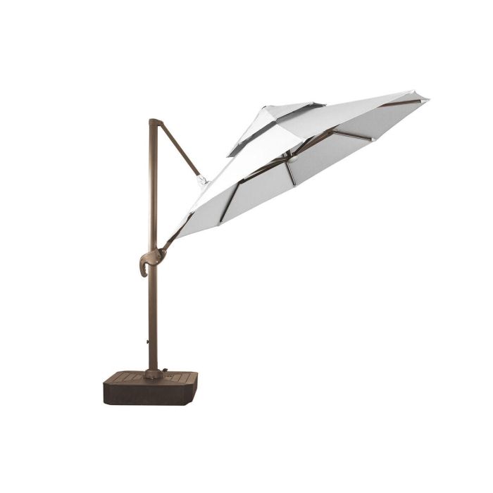 Parasol Terraza Y Jardin DKD Home Decor Marron Claro Gris Oscuro 350 x 280 x 290 cm 8 Parasol Terraza Y Jardin DKD Home Decor Marron Claro Gris Oscuro 350 x 280 x 290 cm 8