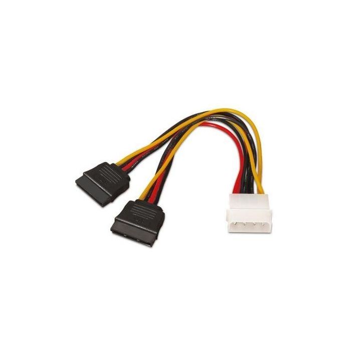 AISENS - CABLE SATA ALIMENTACIoN, MOLEX 4PIN/M-2XSATA/H, 20CM 0 AISENS - CABLE SATA ALIMENTACIoN, MOLEX 4PIN/M-2XSATA/H, 20CM 0