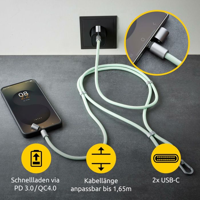 Cable USB-C INTENSO 7991007 Verde 4 Cable USB-C INTENSO 7991007 Verde 4