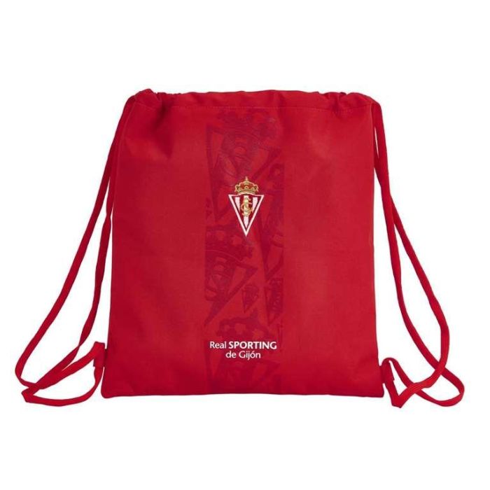 Cartera Escolar Safta Sporting De Gijon Saco Plano 350x400 mm Cartera Escolar Safta Sporting De Gijon Saco Plano 350x400 mm