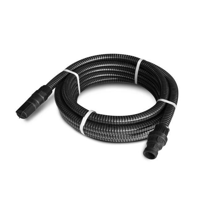 Elem Technic Kit de Succión 4 m con Válvula de Pie de Filtro y Conexión 1 Pulgada