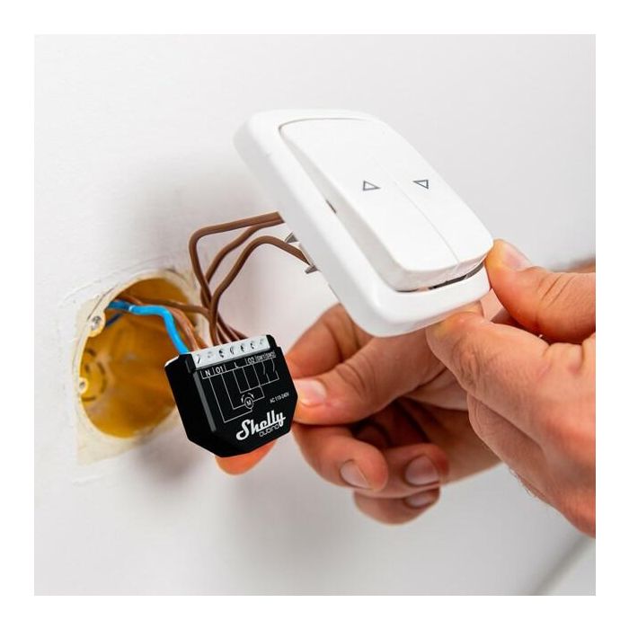 Shelly Relé inteligente "Wave Shutter" Dual Roller Shutter Z-Wave 1 Shelly Relé inteligente "Wave Shutter" Dual Roller Shutter Z-Wave 1