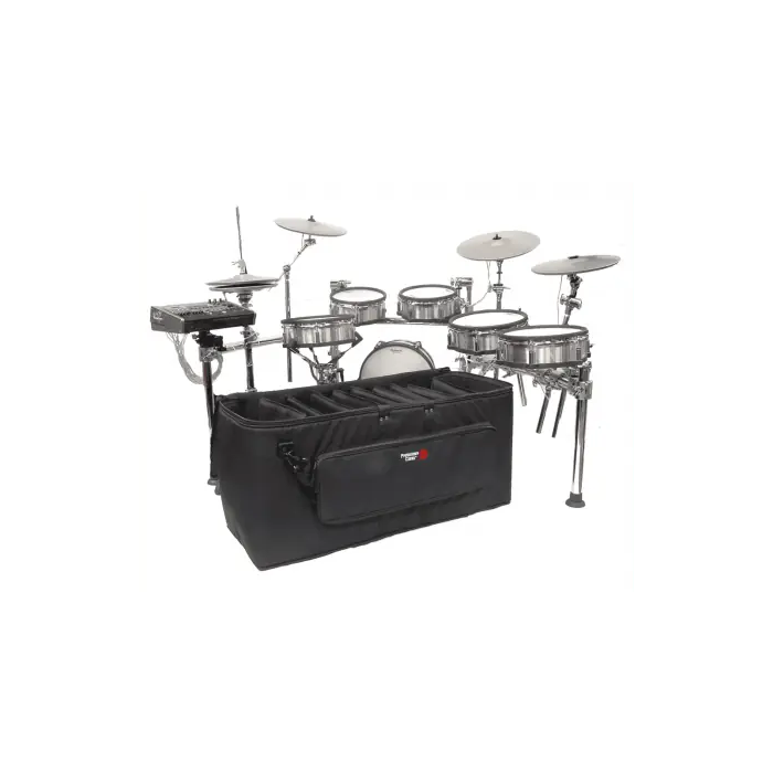 GATOR Funda Batería Electrónica Gator Nylon con Ruedas 49x32x103 cm 2