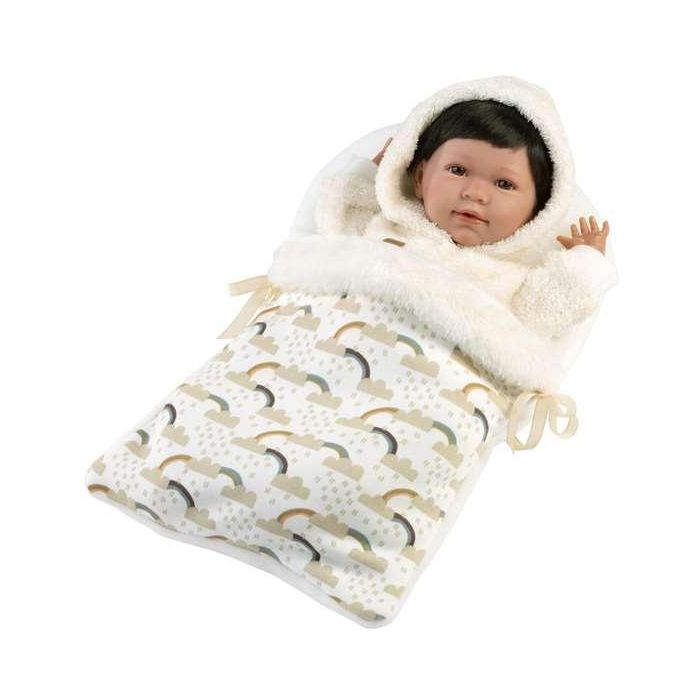 Muñeca mimi llorona con saquito. 42cm cuerpo tela 4 Muñeca mimi llorona con saquito. 42cm cuerpo tela 4