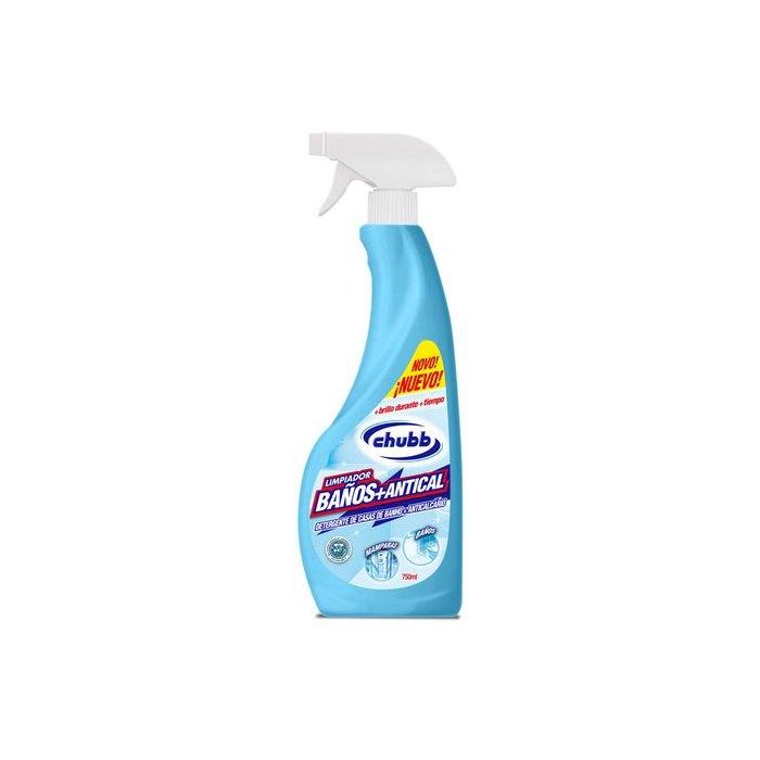 Limpiador Chubb Baños + Antical Con Pistola Spray 750 Ml
