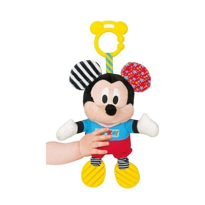 Clementoni Sonajero Mickey Peluche Texturas Con Mordedor 18x28x11 cm 15