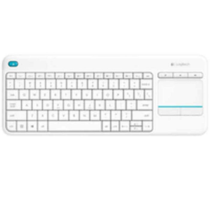 Teclado Logitech K400+ Blanco Qwerty Español QWERTY