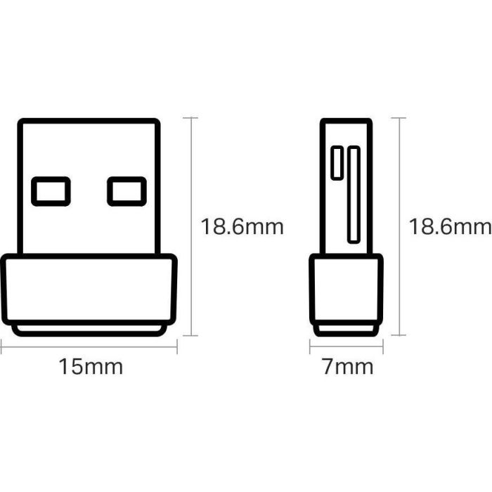 TP-Link Archer T2U Nano AC600 Adaptador WiFi USB Nano Doble Banda 5GHz/2.4GHz Alta Velocidad 200/433 Mbps 2 TP-Link Archer T2U Nano AC600 Adaptador WiFi USB Nano Doble Banda 5GHz/2.4GHz Alta Velocidad 200/433 Mbps 2