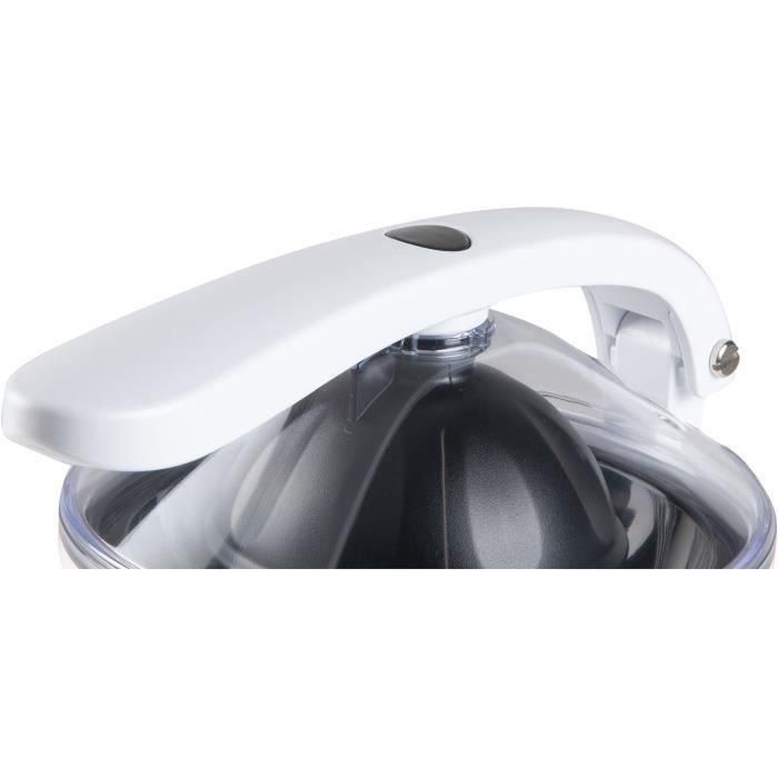 Domo DO9269J - Exprimidor de Cítricos con Palanca para Extracción de Zumo Rápida, 160W de Potencia, Jarra de 460ml, Color Blanco 3