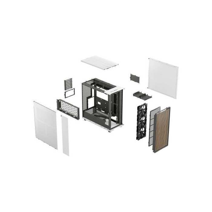 Fractal Design FD-C-NOR1X-03 Carcasa de Ordenador Midi Tower Blanco 16 Fractal Design FD-C-NOR1X-03 Carcasa de Ordenador Midi Tower Blanco 16