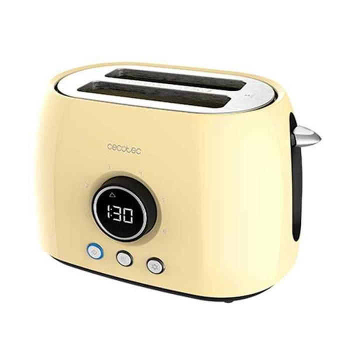 Tostadora Cecotec ClassicToast Double 800 W Amarillo 4 Tostadora Cecotec ClassicToast Double 800 W Amarillo 4