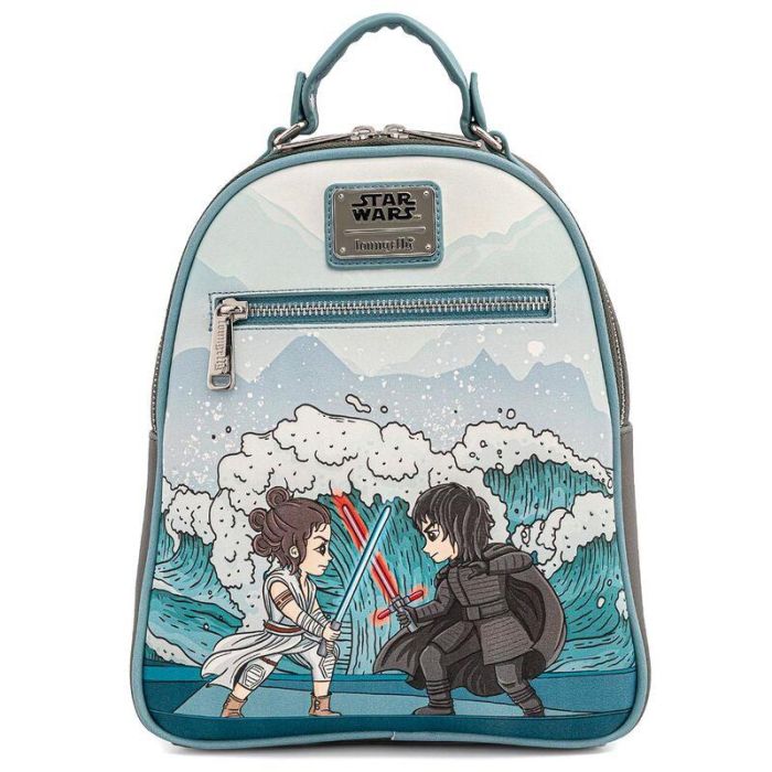 Loungefly Mochila Rey Kylo Star Wars 27cm - Tamaño 22.5x27.5x11.2cm