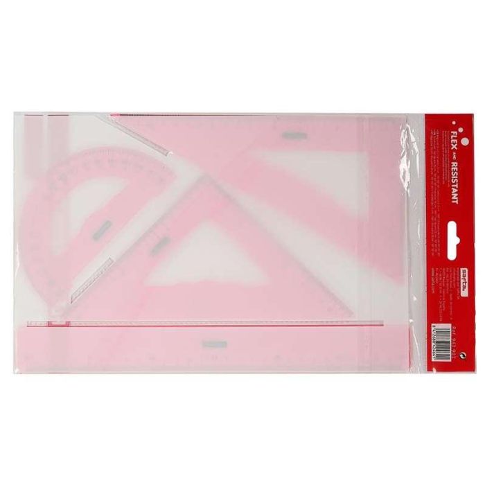 Estuche dibujo reglas flexibles surtido de 3 colores - modelos surtidos 3 Estuche dibujo reglas flexibles surtido de 3 colores - modelos surtidos 3