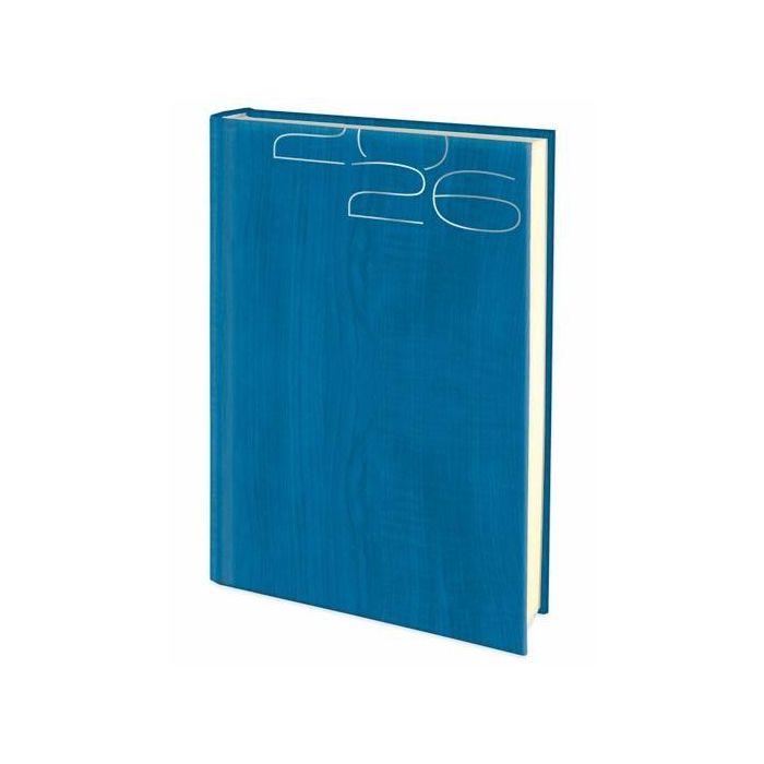 Deusto E11 D77 Agenda Día por Página Cervino 17x24 cm Azul 2026 Multilingüe, 352 Páginas, con Mapas de España