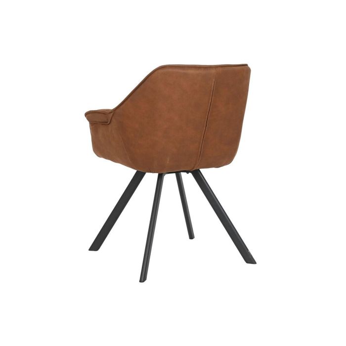 Silla Loft DKD Home Decor Camel Negro 64 x 83 x 67 cm 6 Silla Loft DKD Home Decor Camel Negro 64 x 83 x 67 cm 6