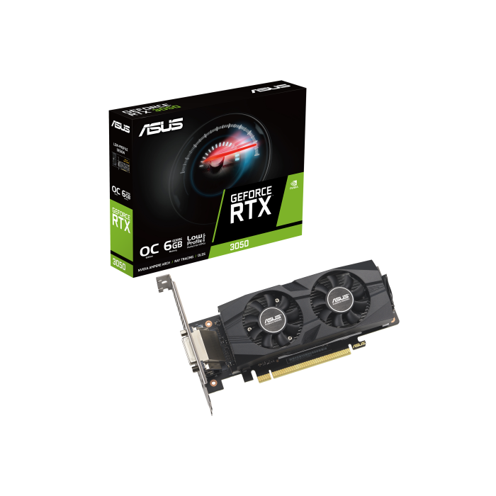 Tarjeta Gráfica Asus GeForce RTX 3050 LP BRK OC Edition/ 6GB GDDR6/ Compatible con Perfil Bajo 6 Tarjeta Gráfica Asus GeForce RTX 3050 LP BRK OC Edition/ 6GB GDDR6/ Compatible con Perfil Bajo 6