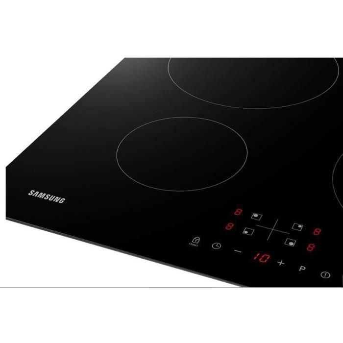 SAMSUNG NZ64M3NM1BB / UR Placa de inducción - 4 zonas - 7200 W - L59 x D57 cm - Revestimiento de vidrio - Negro 2 SAMSUNG NZ64M3NM1BB / UR Placa de inducción - 4 zonas - 7200 W - L59 x D57 cm - Revestimiento de vidrio - Negro 2
