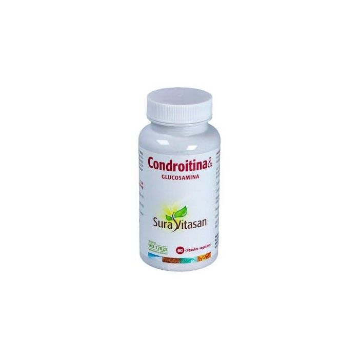 SURA VITASAN Condroitina y Glucosamina Sulfato 500mg/400mg 60 Cápsulas Vegetales