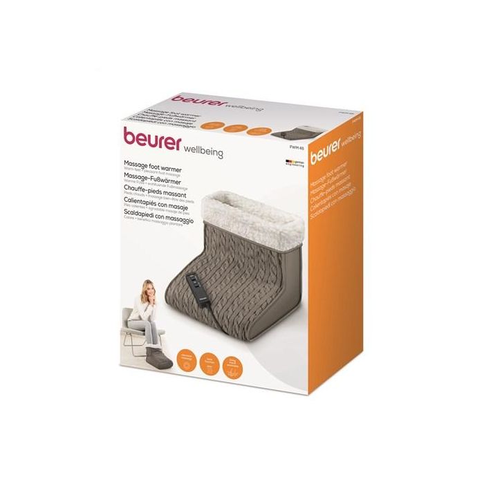Beurer FWM-45 Calienta Pies con Función Masaje y Calor, 2 Niveles de Temperatura y Masaje 3 Beurer FWM-45 Calienta Pies con Función Masaje y Calor, 2 Niveles de Temperatura y Masaje 3