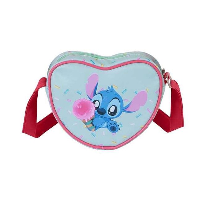 Karactermania Lilo y Stitch Bolso Corazón Casual 15,5x21x6,5cm Poliéster Azul 2