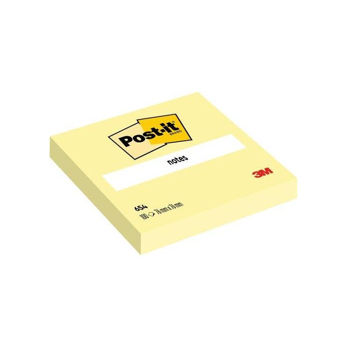 Notas Adhesivas Post-It 100H 76X76 (654) (Set de 12)