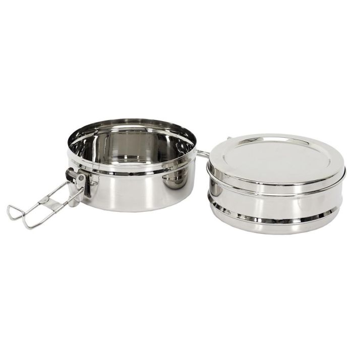 Cook Concept Fiambrera 2 Pisos Acero Inoxidable 400ml C/u 14x13.4x9.5cm 4