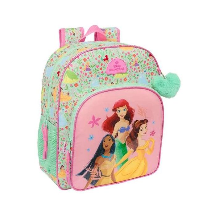 Mochila Safta Junior Adaptable A Carro Princesas Disney Bloom 380x320x120 mm Mochila Safta Junior Adaptable A Carro Princesas Disney Bloom 380x320x120 mm