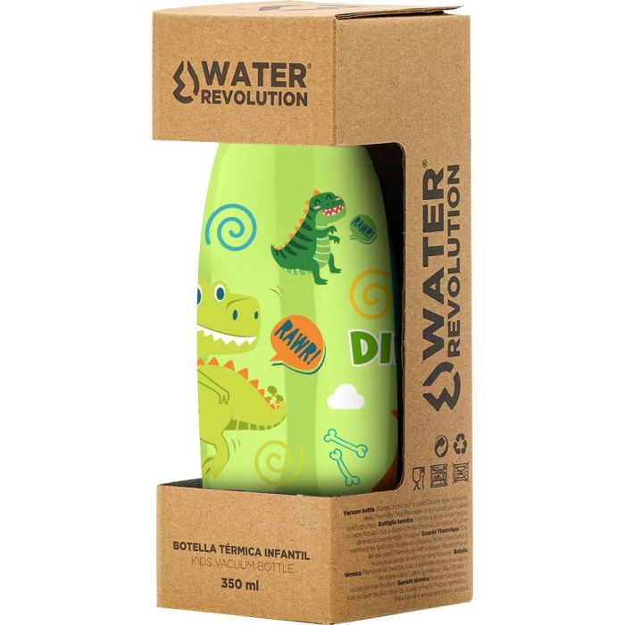 Botella Dino Raw Water Revolution 350ml termo 1