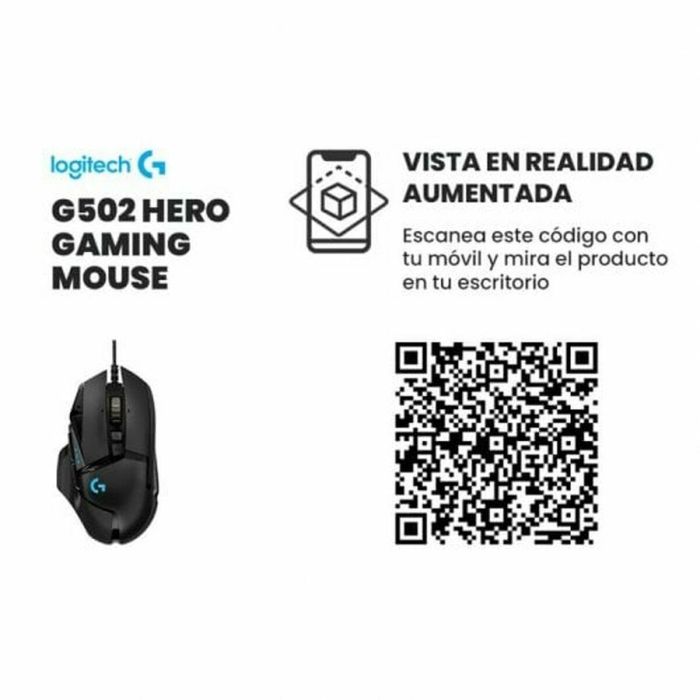 Ratón Logitech 910-005471 Negro 16000 dpi 25600 dpi 49 Ratón Logitech 910-005471 Negro 16000 dpi 25600 dpi 49