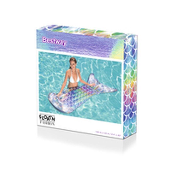 Bestway Colchoneta Hinchable Sirena Iridiscente 193x101 cm Playa y Piscina 43413 5