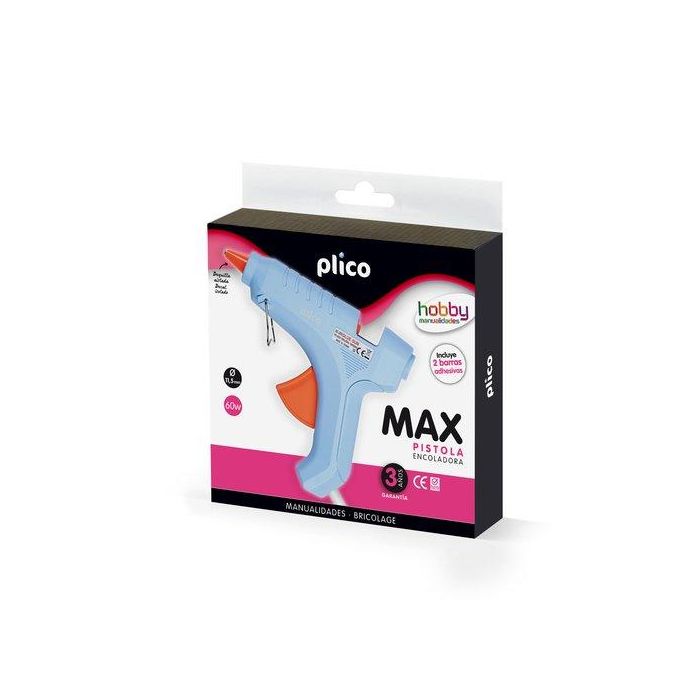 Pistola De Cola Termofusible Plico Max 60W