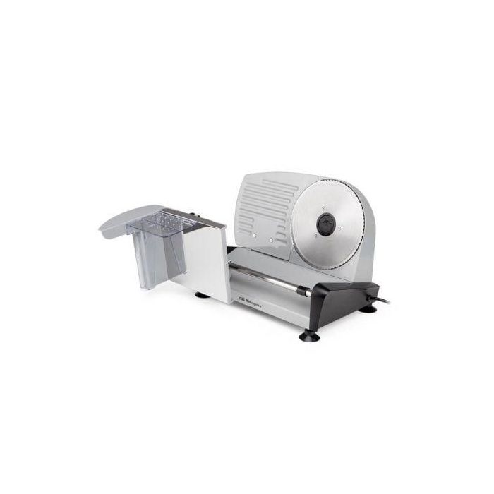 Orbegozo MS 4580 Cortafiambres Eléctrico 150W, Cuchilla Acero Inoxidable 190mm, Grosor de Corte 0-15mm, Deslizador Seguro 4 Orbegozo MS 4580 Cortafiambres Eléctrico 150W, Cuchilla Acero Inoxidable 190mm, Grosor de Corte 0-15mm, Deslizador Seguro 4
