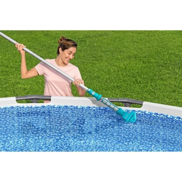BESTWAY - Aspirador eléctrico recargable Aquasurge, autonomía 50 minutos, para piscinas de hasta 6,10 m de diámetro 3 BESTWAY - Aspirador eléctrico recargable Aquasurge, autonomía 50 minutos, para piscinas de hasta 6,10 m de diámetro 3